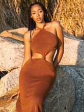Kaia Knit Cut Out Halter Dress